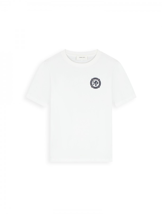 Afbeelding van 26020101 - 45 - Buoy Initials - T-Shirt - Pure Path